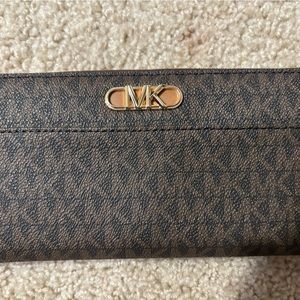 Michael Kors continental Parker wallet brown